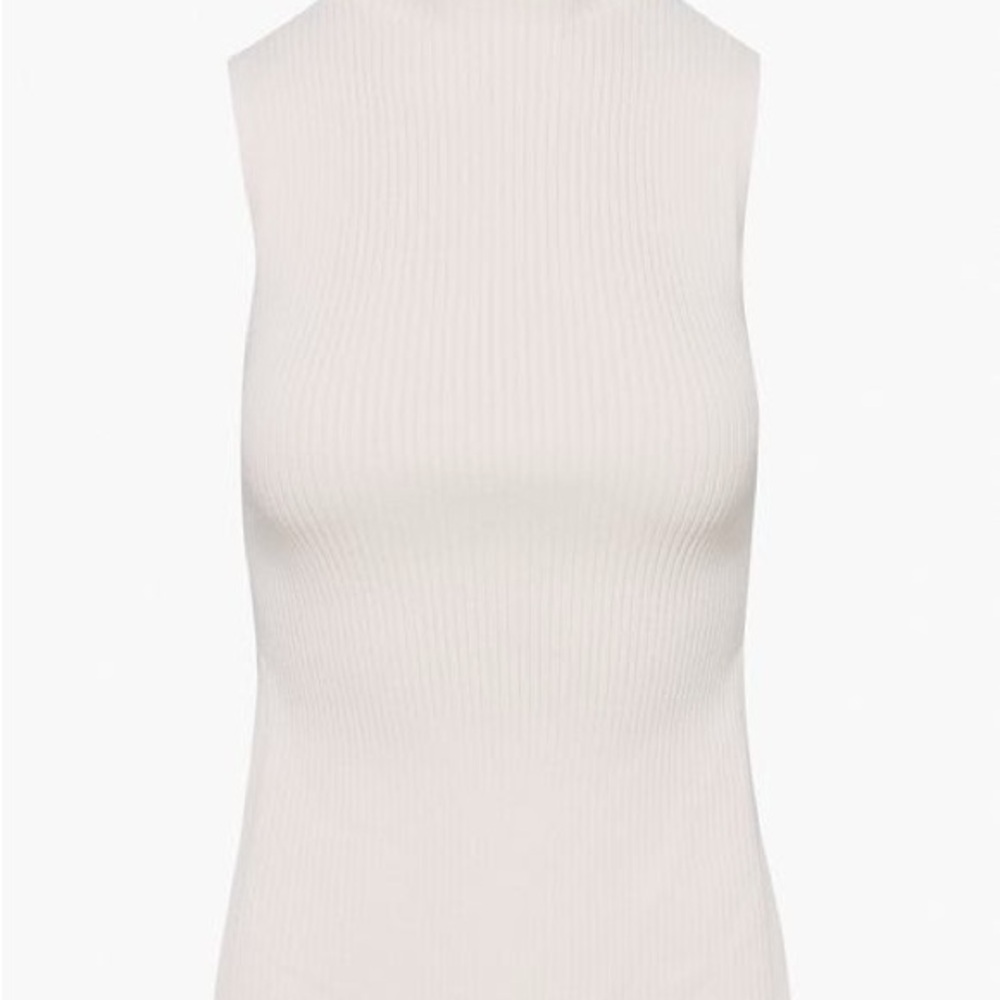 Babaton Sculpt Knit Back-Tie Tank Ribbed Knit Top (Last 2 Pictures Taupe) - Picture 4 of 6